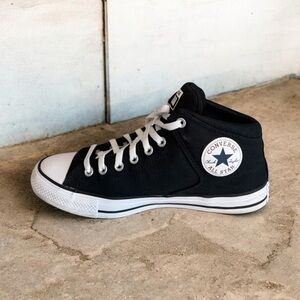 Converse Chuck Taylor All Star High Street Mid Sneaker Black/ White M 10/ W 12